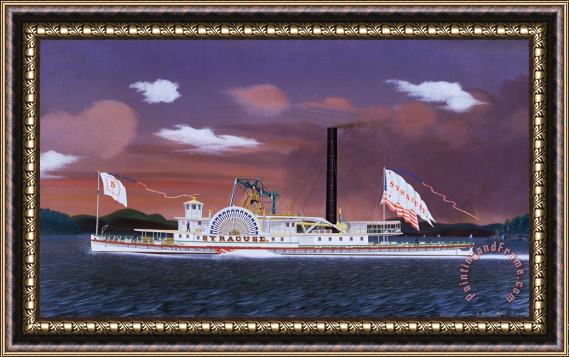 James Bard The Steamship Syracuse Framed Painting
