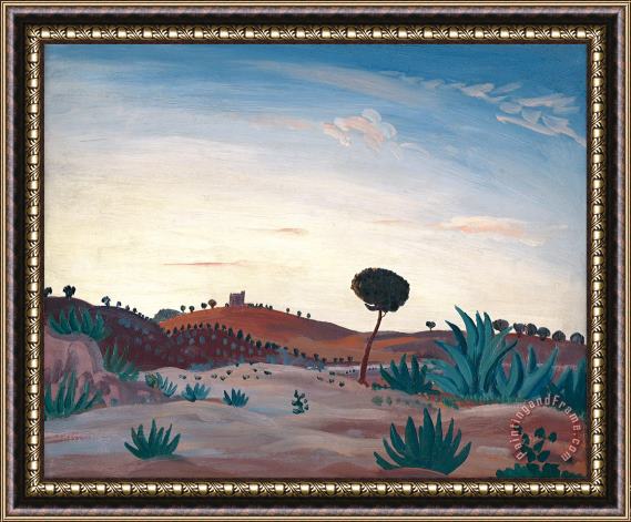 James D. Innes Spanish Landscape Framed Painting