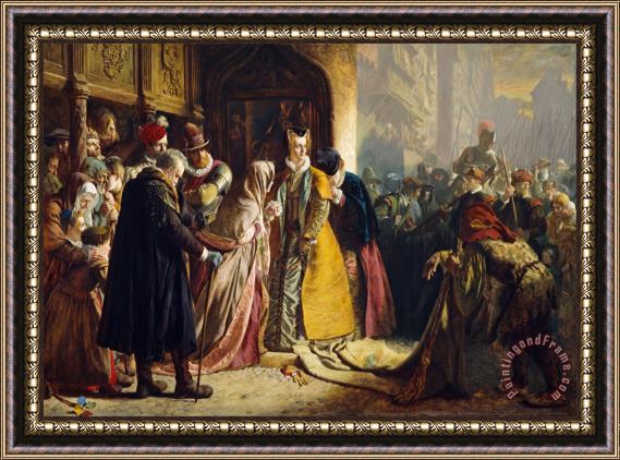 James Drummond The Return of Mary Queen of Scots to Edinburgh Framed Print