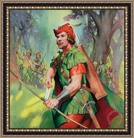 James Edwin McConnell Robin Hood Framed Print