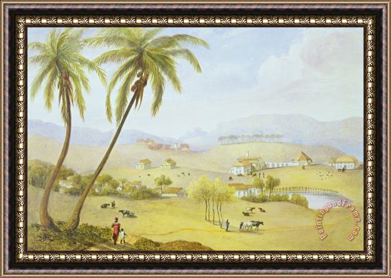 James Hakewill Haughton Court - Hanover Jamaica Framed Print