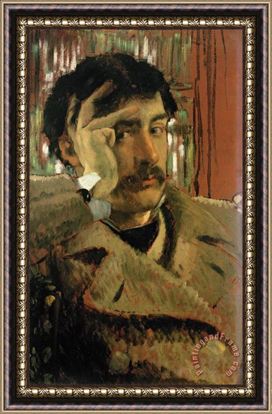 James Jacques Joseph Tissot Self Portrait Framed Painting
