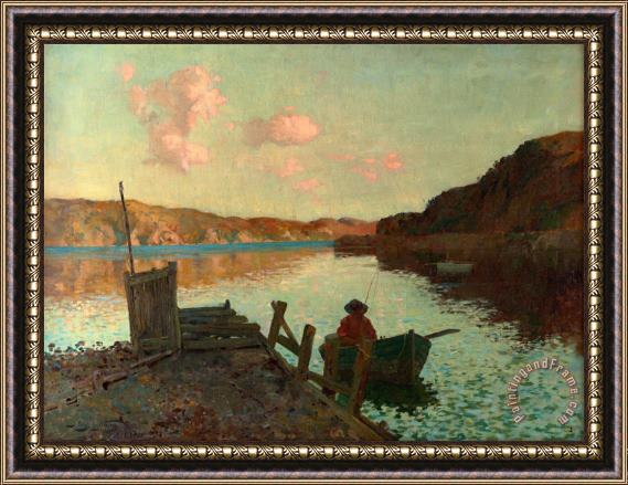 James M. Nairn Evans Bay Framed Print