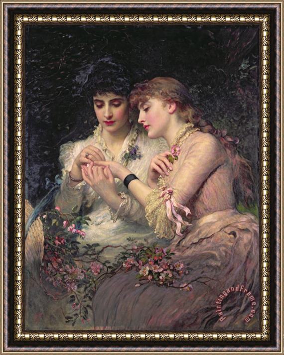 James Sant A Thorn Amidst Roses Framed Painting