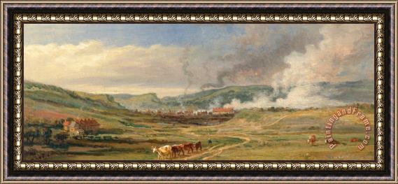 James Ward Landscape Near Swansea, South Wales Framed Painting