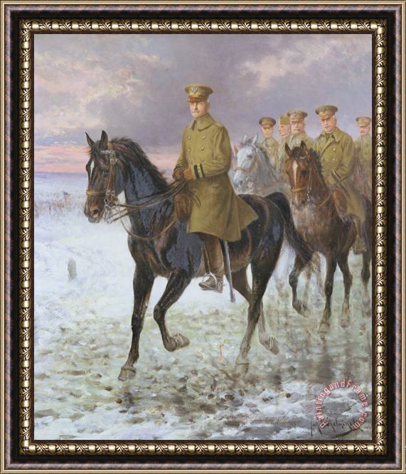 Jan van Chelminski General John J Pershing Framed Painting