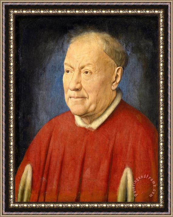Jan van Eyck Cardinal Niccolo Albergati Framed Print