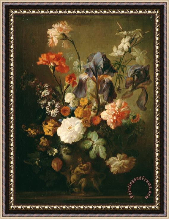 Jan Van Huysum Vase of Flowers Framed Print