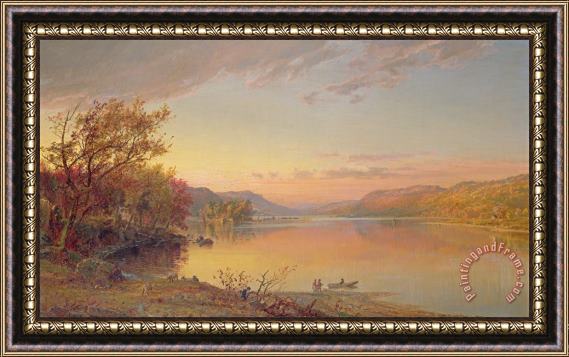 Jasper Francis Cropsey Lake George - NY Framed Print