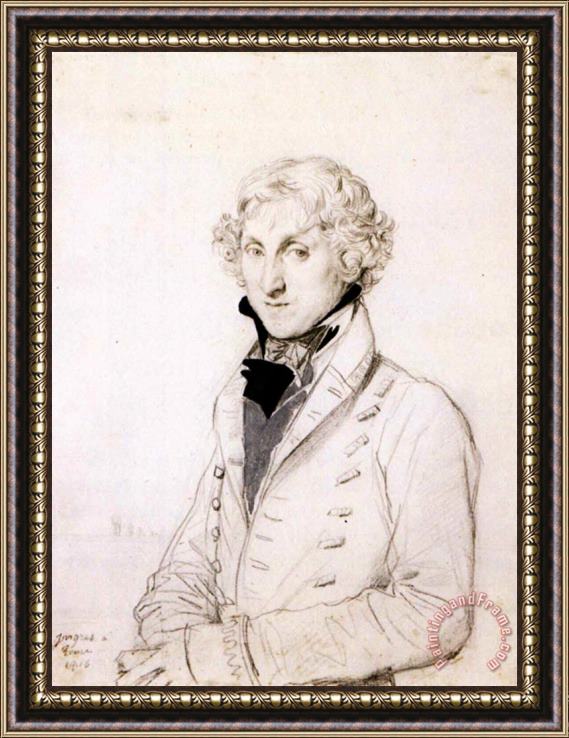 Jean Auguste Dominique Ingres Charles Thomas Thruston Framed Painting