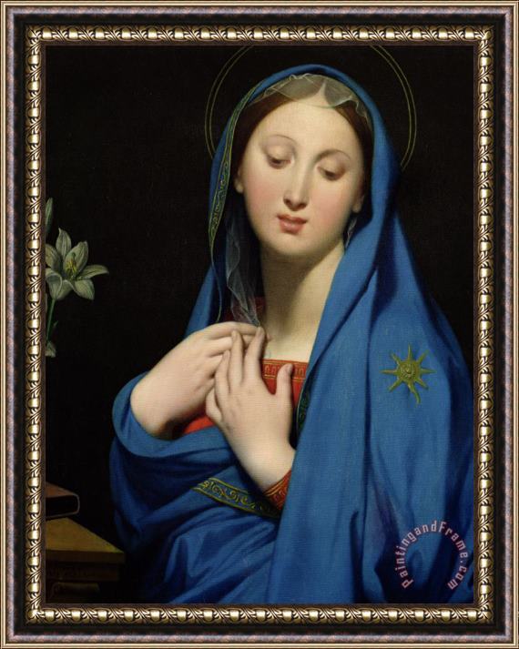 Jean Auguste Dominique Ingres Virgin Of The Adoption Framed Painting