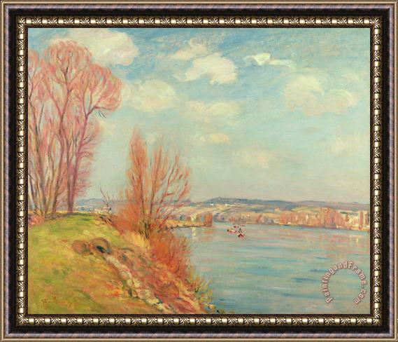 Jean Baptiste Armand Guillaumin The Bay and the River Framed Painting