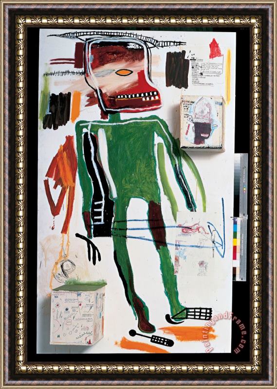 Jean-michel Basquiat It Hurts Framed Painting