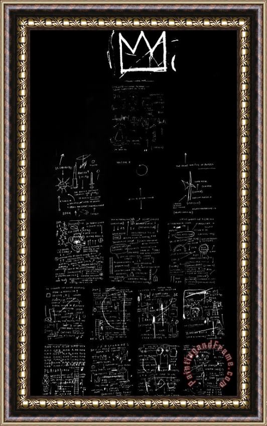 Jean-michel Basquiat Tuxedo Framed Print
