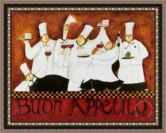 Jennifer Garant Buon Appetito Framed Painting