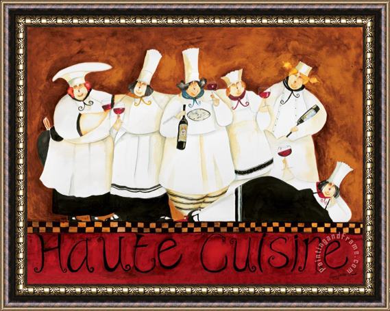 Jennifer Garant Haute Cuisine Framed Painting