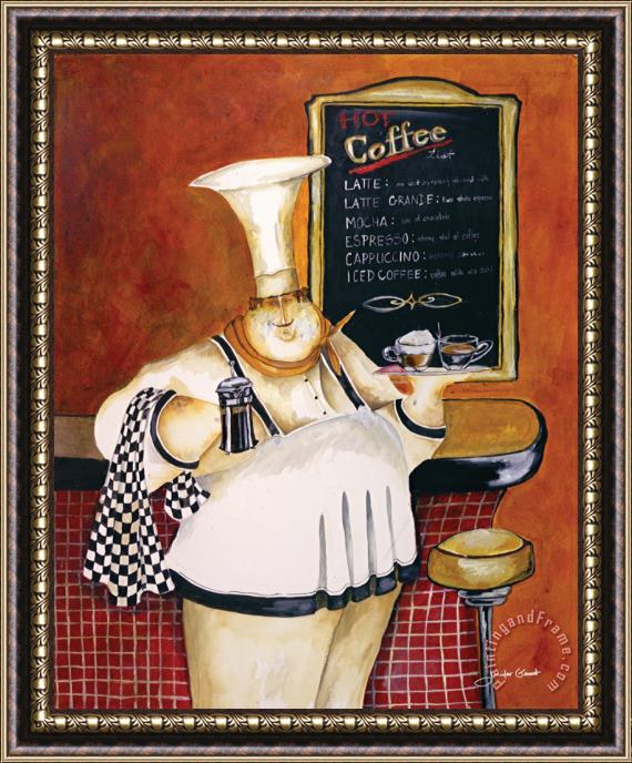 Jennifer Garant Mocha Java Framed Painting