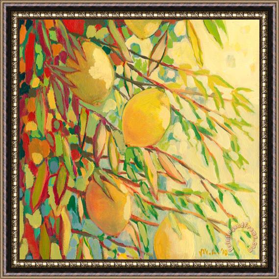 Jennifer Lommers Four Lemons Framed Print