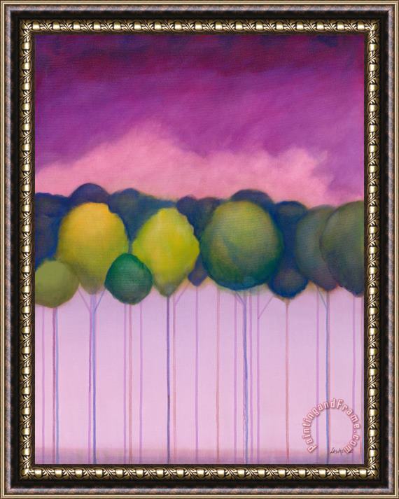Jerome Lawrence Passionate Twilight VI Framed Painting