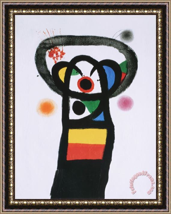 Joan Miro L Atelier De Gravure Framed Painting