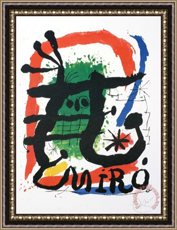 Joan Miro Xxieme Siecle 20th Century Framed Print