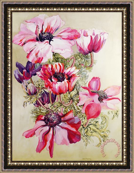 Joan Thewsey Anemones Framed Painting