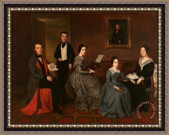Joaquin Espalter The Family of Jorge Flaquer Framed Print