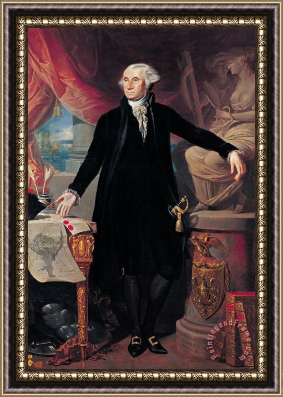 Joes Perovani Portrait of George Washington Framed Print