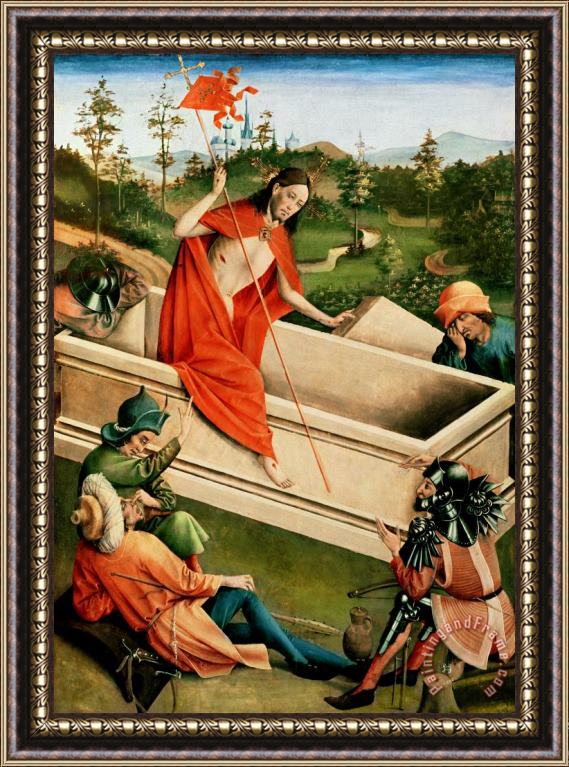 Johann Koerbecke The Resurrection Framed Painting