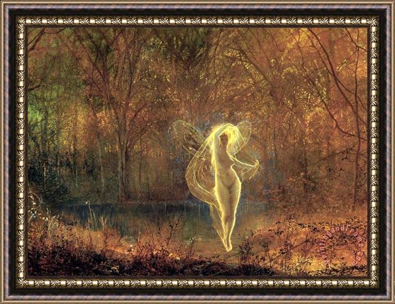 John Atkinson Grimshaw Dame Autumn Hath a Mournful Face Framed Painting