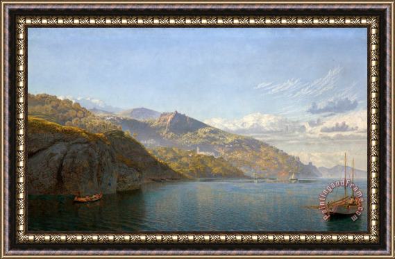 John Brett Massa, Bay of Naples Framed Painting