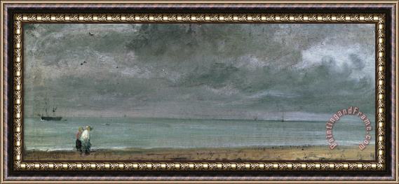 John Constable Brighton Beach Framed Painting