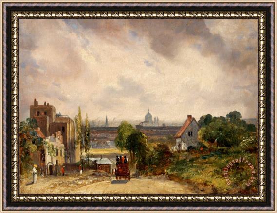 John Constable Sir Richard Steele's Cottage, Hampstead Framed Painting