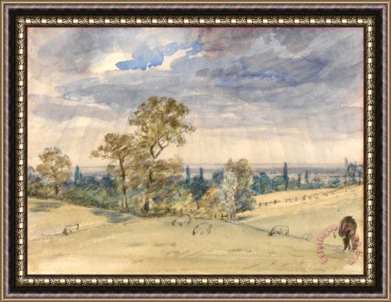 John Constable Suffolk Landscape Framed Painting
