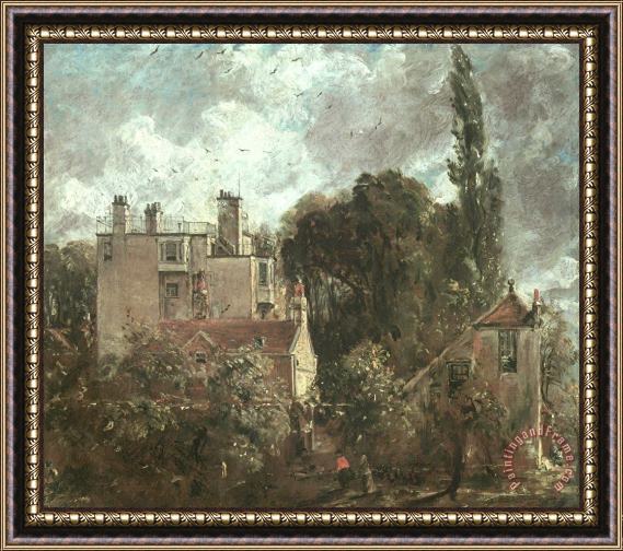 John Constable The Grove, Or The Admiral's House in Hampstead Framed Print