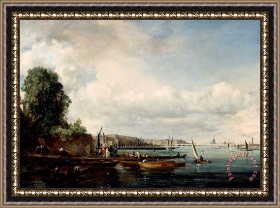 John Constable Waterloo Bridge Framed Print