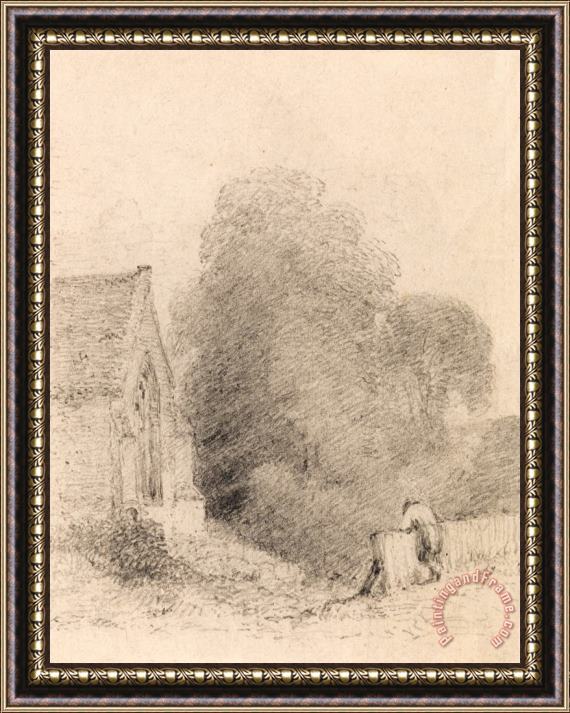John Constable Wormingford Church Framed Painting