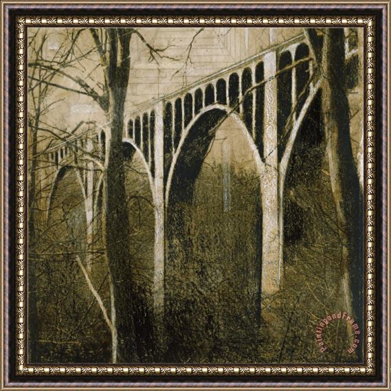 John Douglas Bridge Above Framed Print