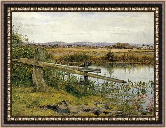 John Edward Newton The Riverside Framed Painting