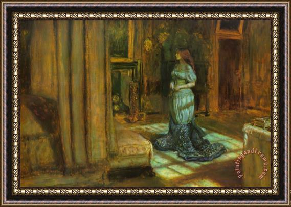 John Everett Millais The Eve of St. Agnes Framed Print