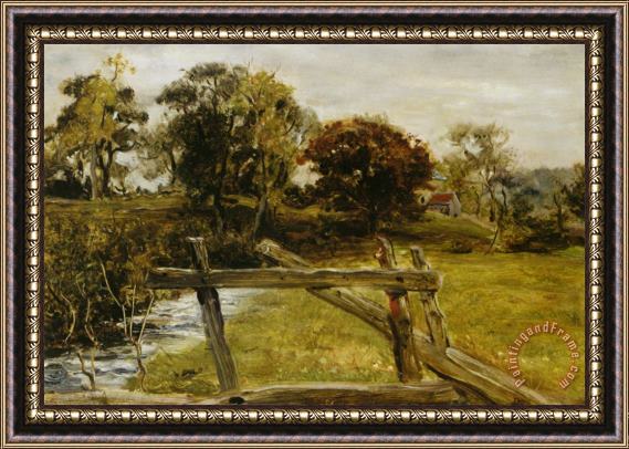 John Everett Millais View Near Hampstead Framed Print