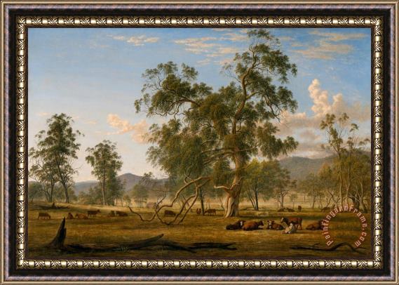 John Glover Patterdale Landscape with Cattle Framed Print