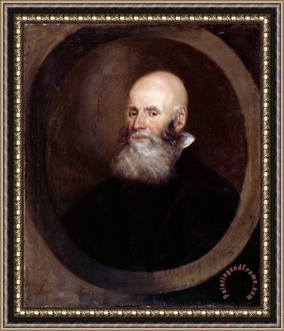 John Greenhill Head of a Bearded Man Framed Painting