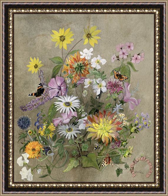 John Gubbins Summer Flowers Framed Painting
