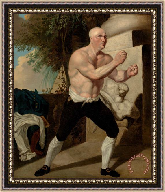 John Hamilton Mortimer Jack Broughton, The Boxer Framed Painting