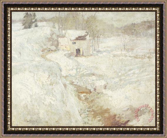 John Henry Twachtman Winter Landscape Framed Print