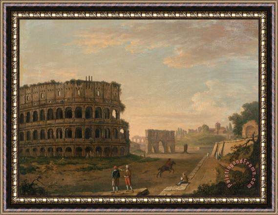 John Inigo Richards The Colosseum Framed Painting