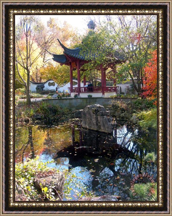 John Lautermilch Chinese Garden Framed Print