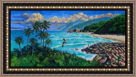 John Lautermilch Dreaming of Vietnam Framed Painting