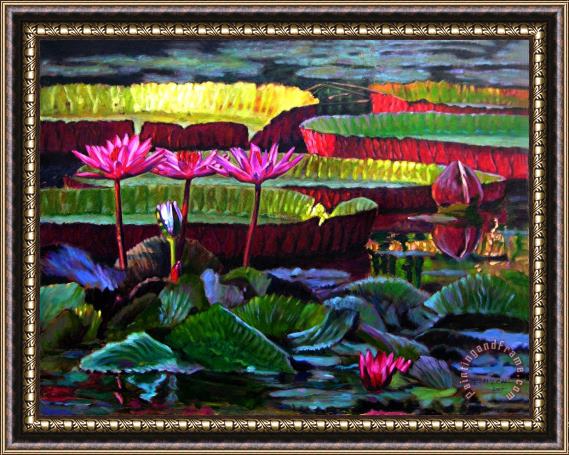 John Lautermilch Patterns of Color and Light Framed Painting
